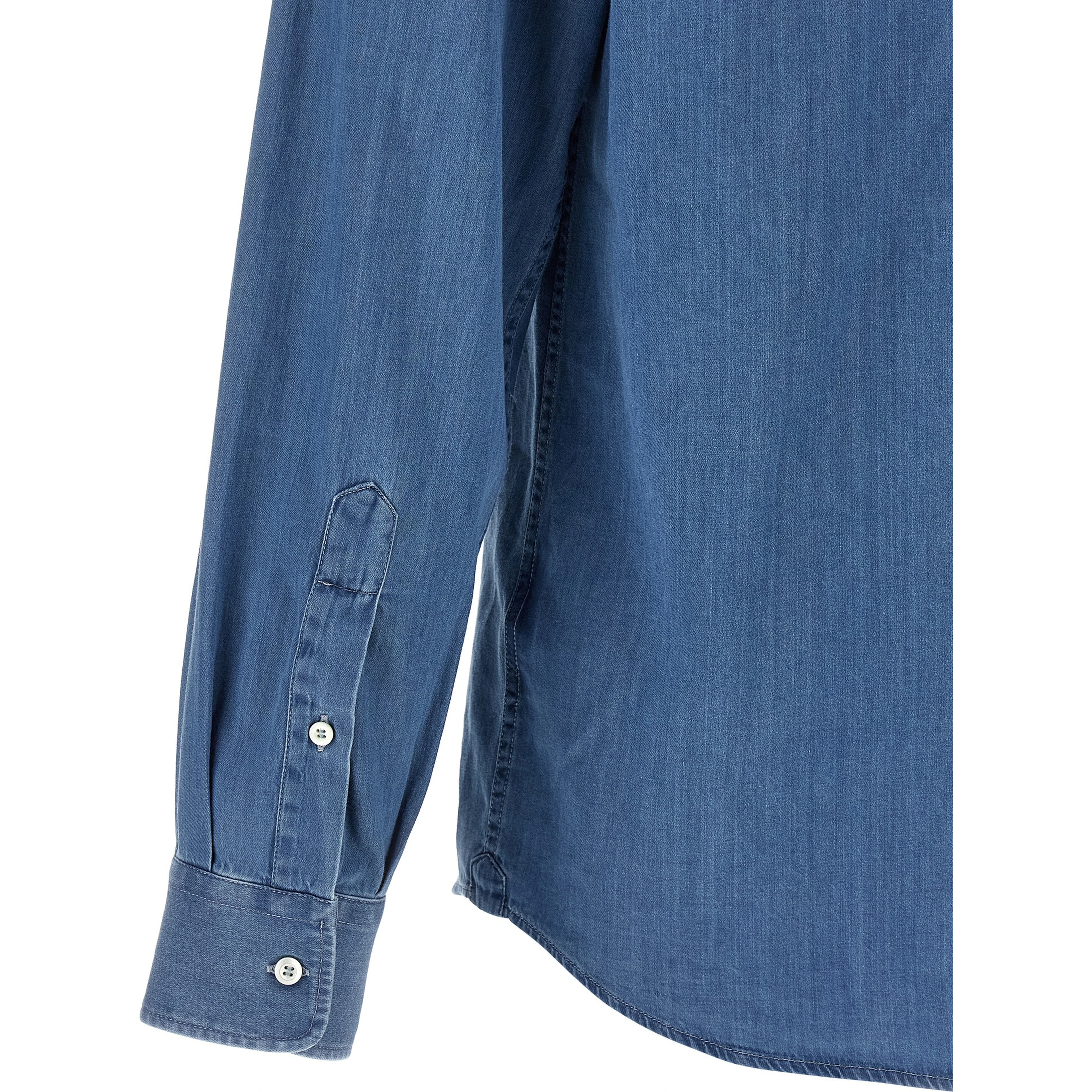 Blue Cotton Blouse