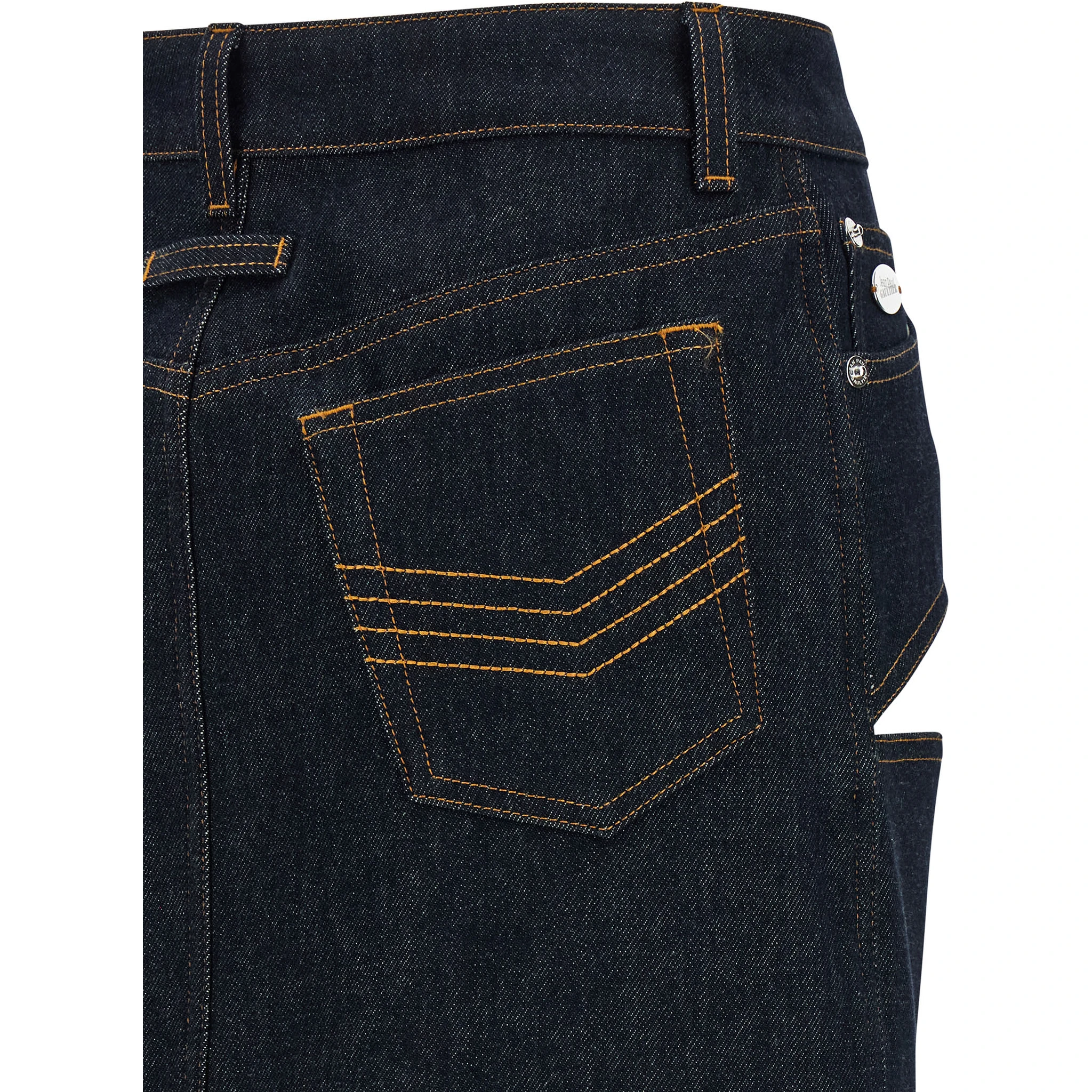 Blue Cotton Long Skirt