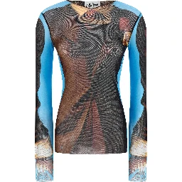 Multicolor Polyamide Dress Shirt