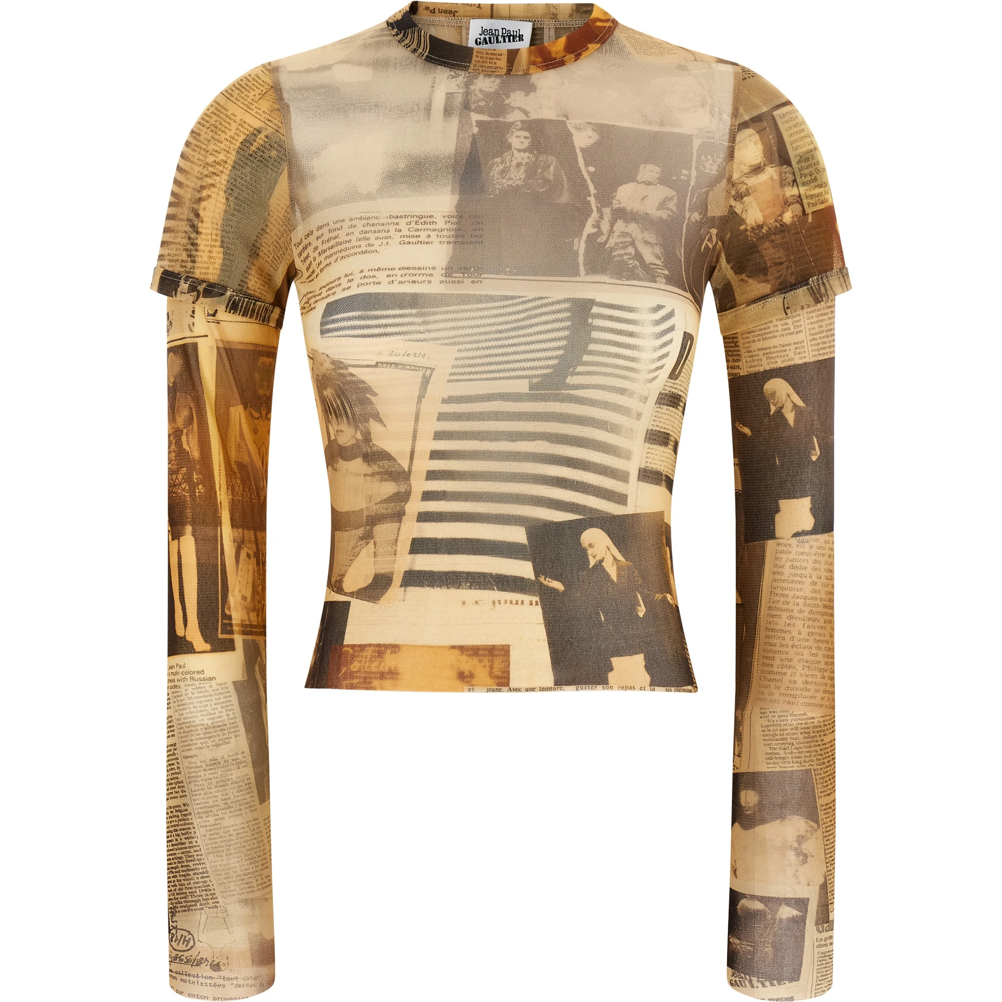 Multicolor Polyamide T-Shirt