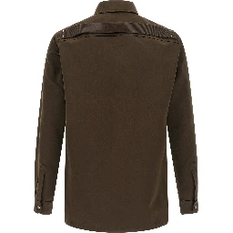Brown Polyester Blouse