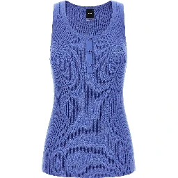 Blue Cotton Tank Tops