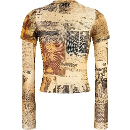Multicolor Polyamide T-Shirt