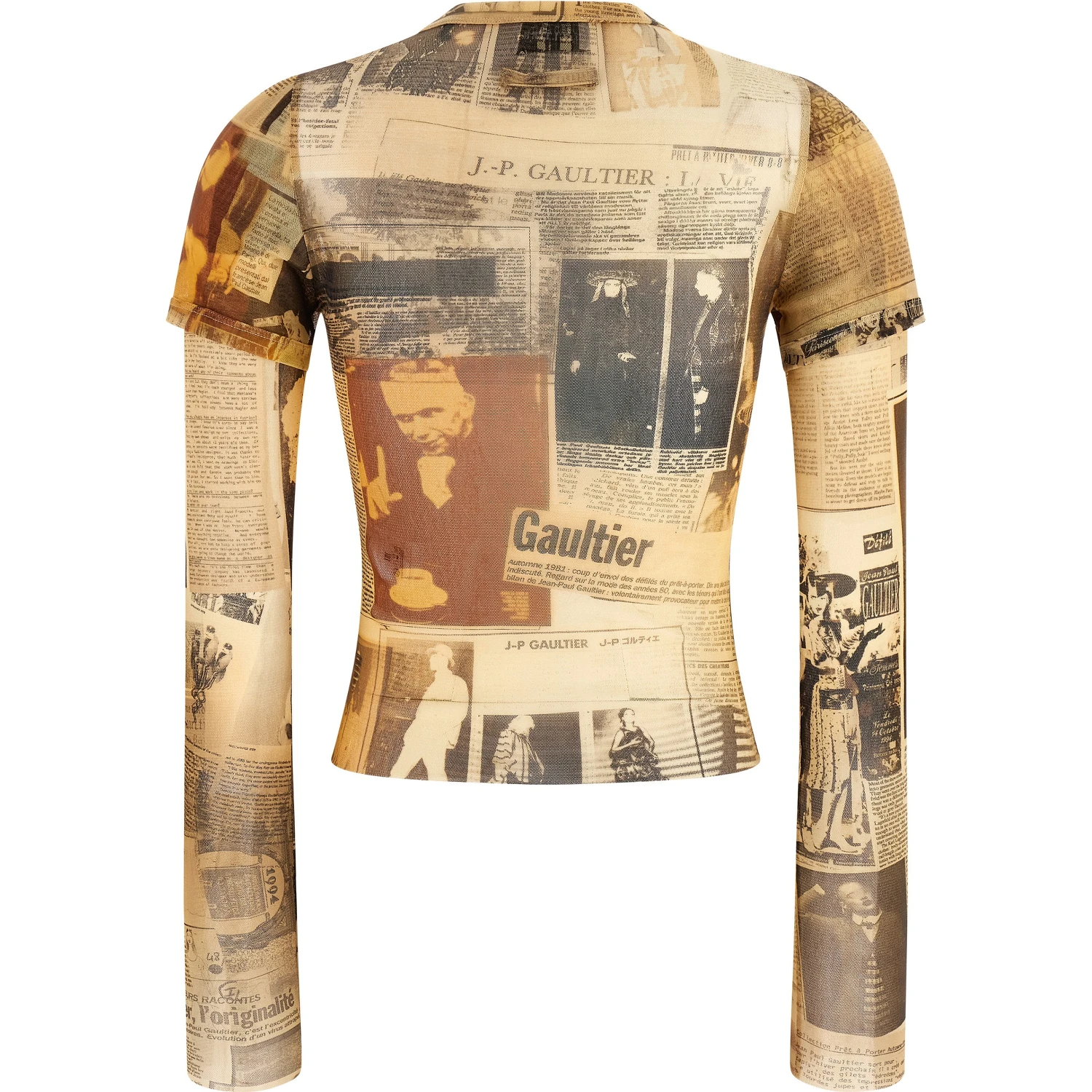Multicolor Polyamide T-Shirt