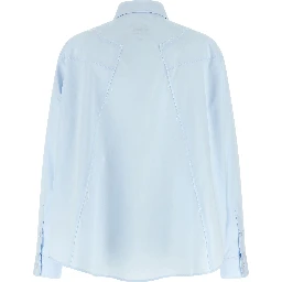 Blue Cotton Blouse