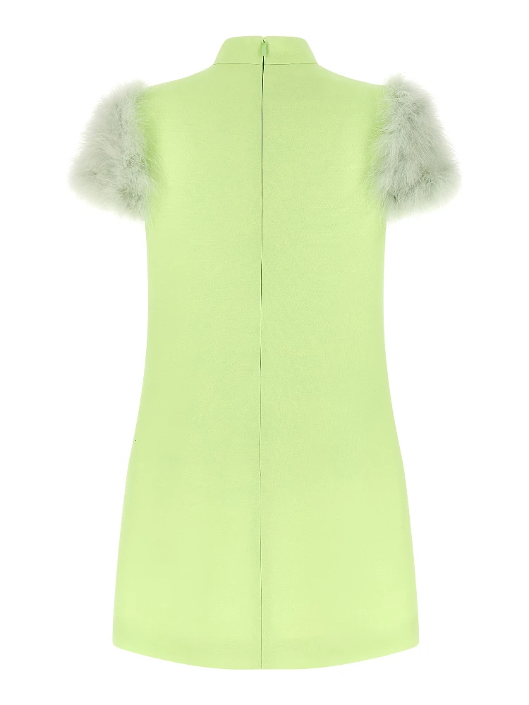 Bicolor Virgin Wool Short Dress alternative