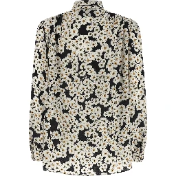 Bicolor Silk Blouse