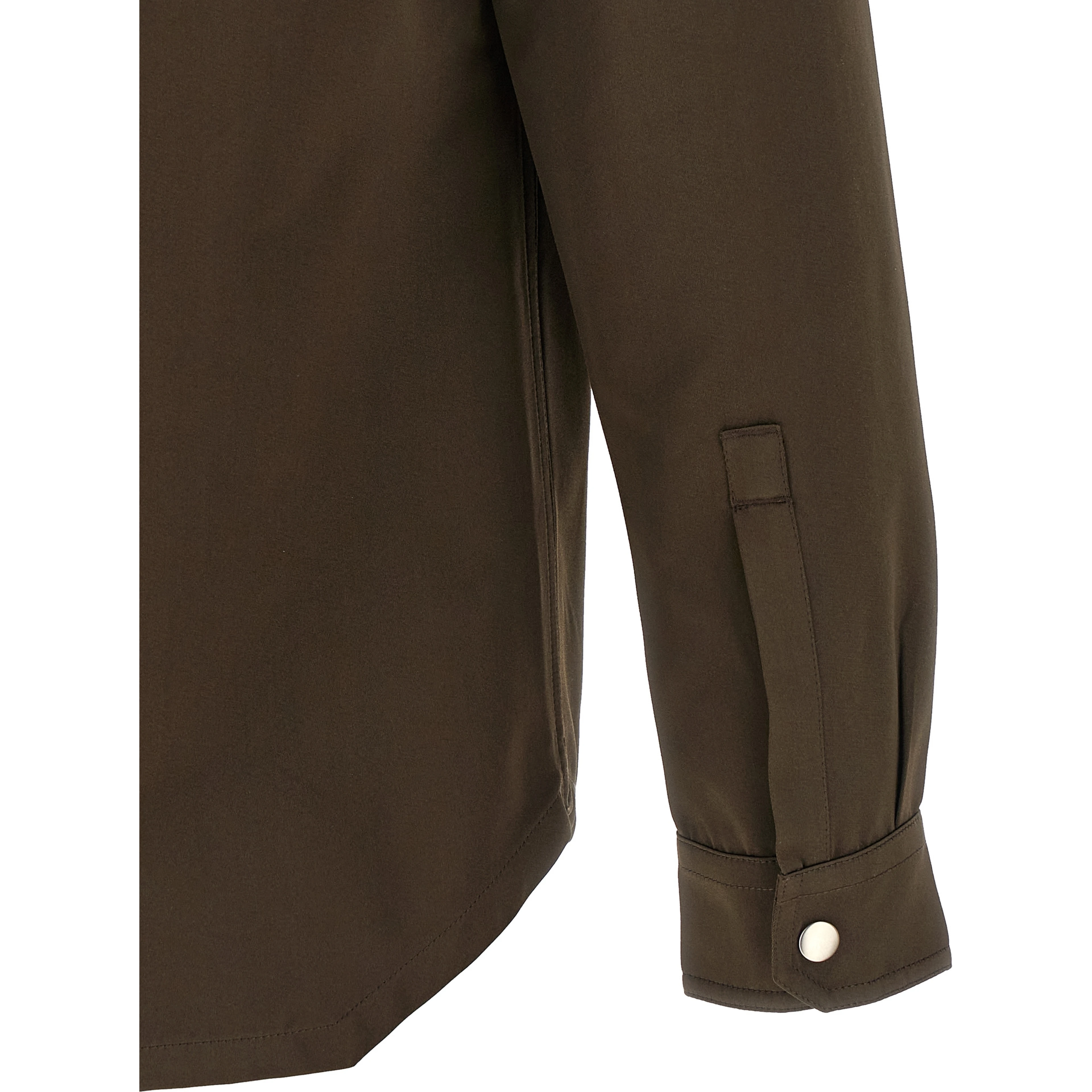 Brown Polyester Blouse