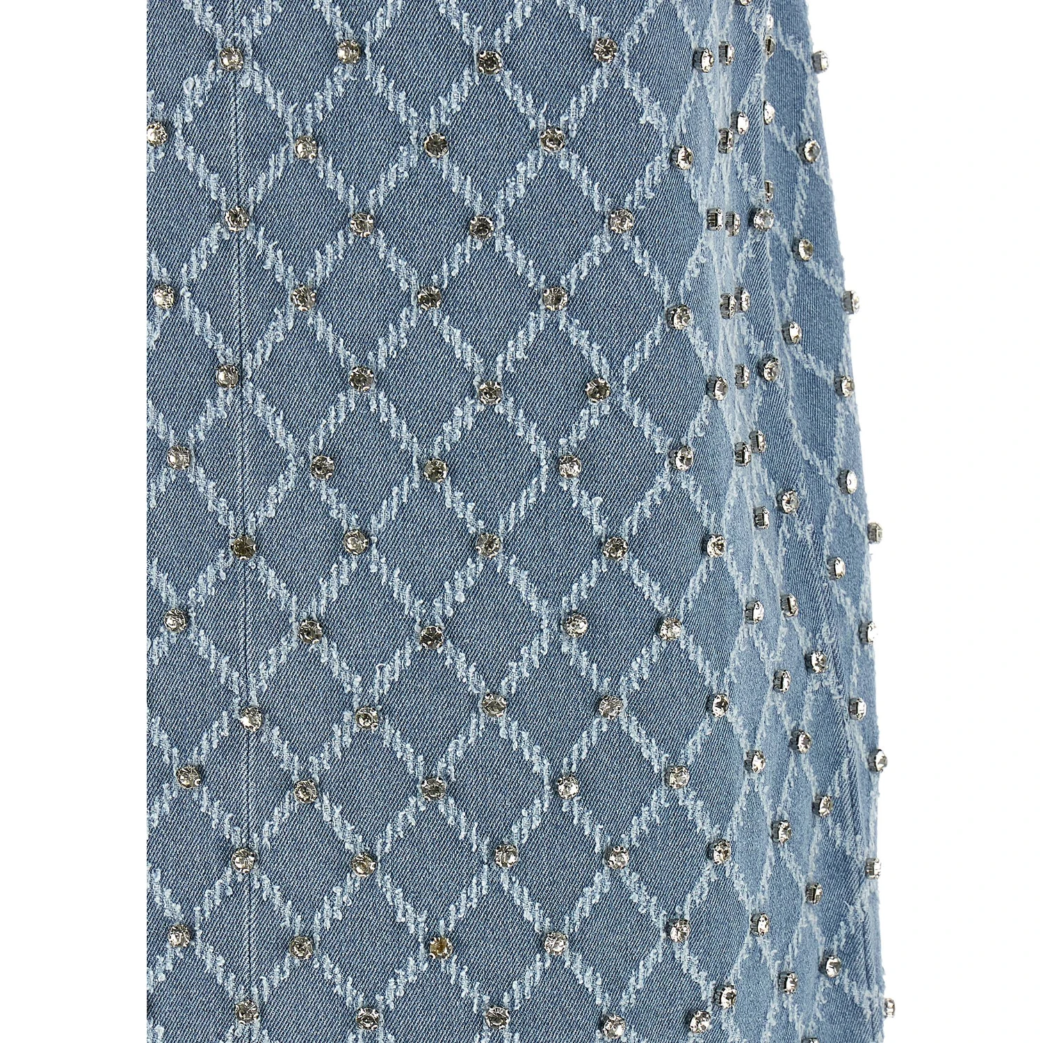 Blue Cotton Short Dress