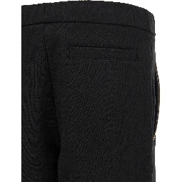 Black Cotton Joggers (Workout Pants)
