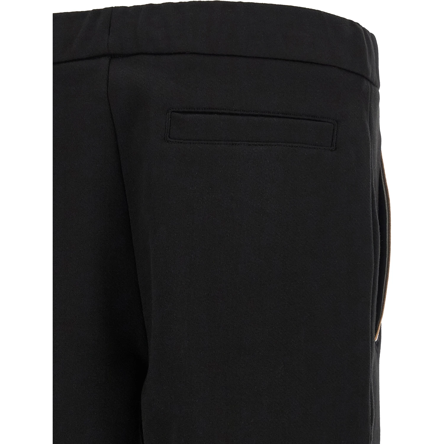 Black Cotton Joggers (Workout Pants)