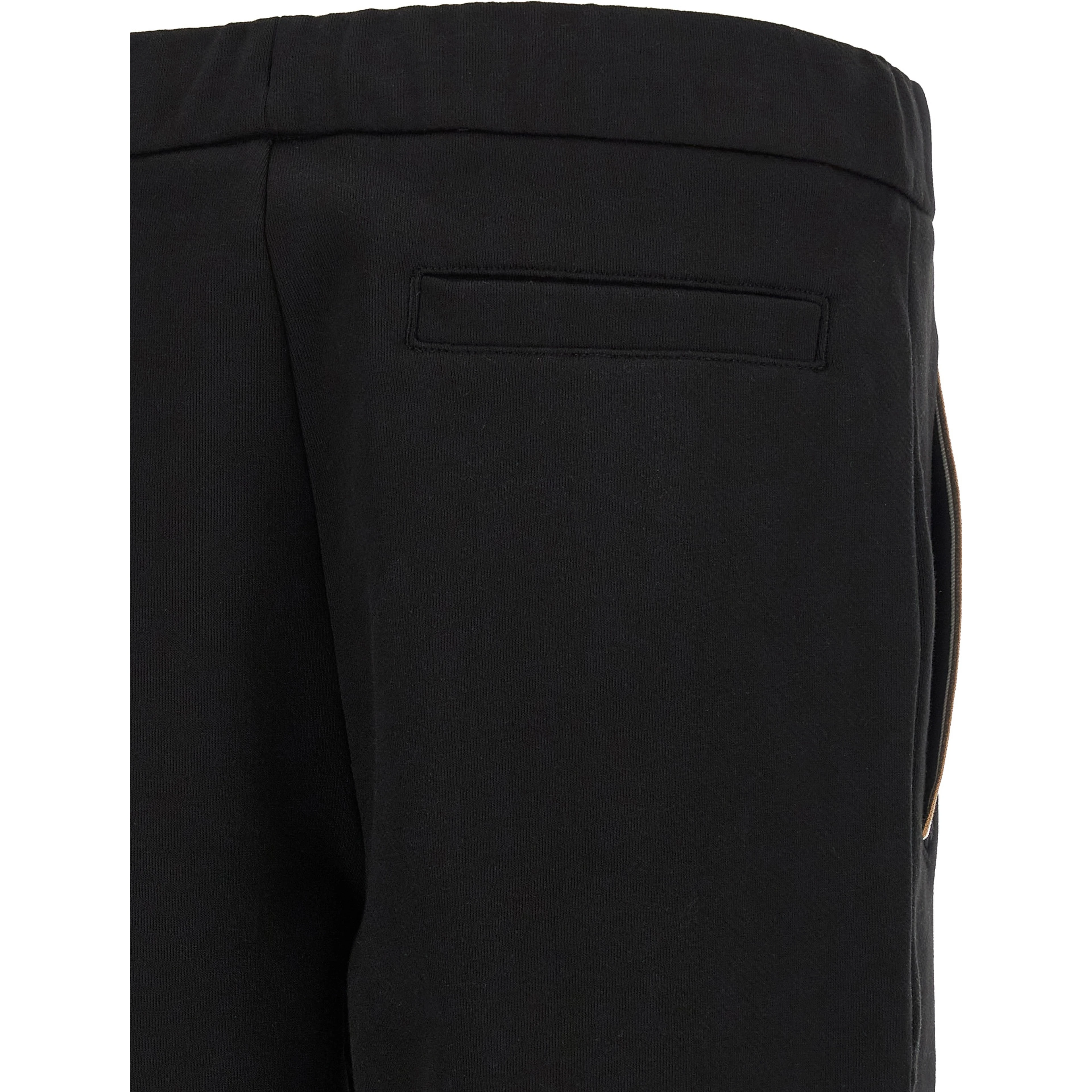 Black Cotton Joggers (Workout Pants)