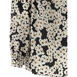 Bicolor Silk Blouse