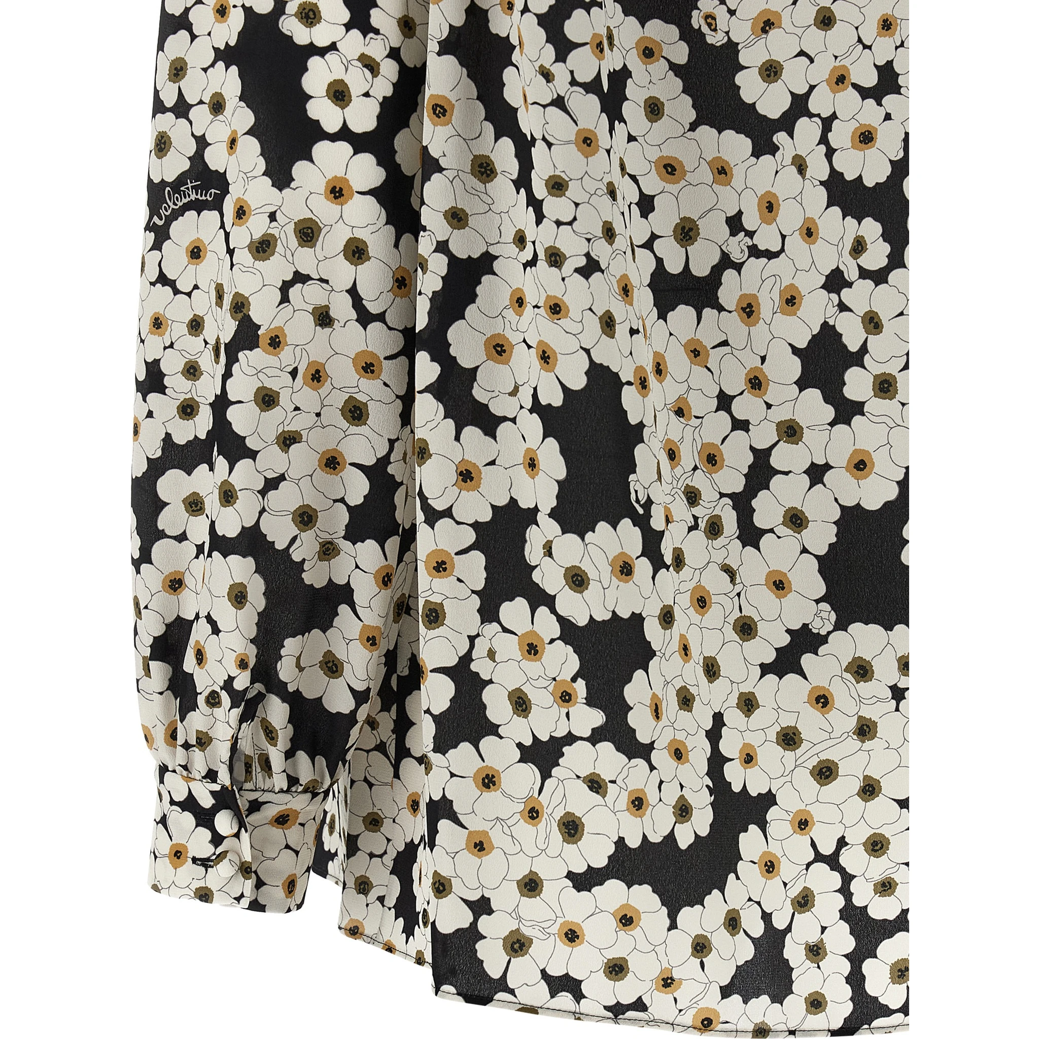 Bicolor Silk Blouse