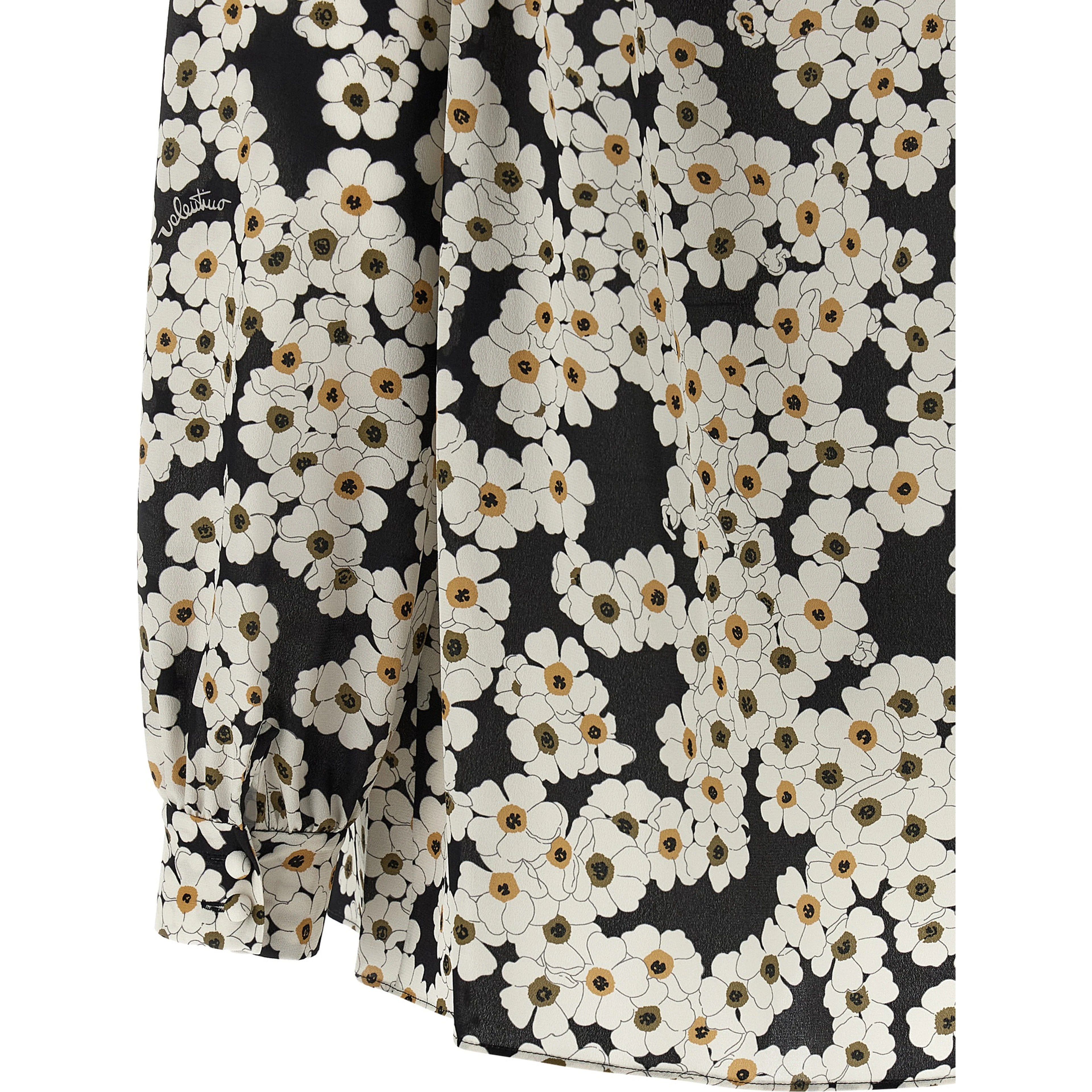 Bicolor Silk Blouse