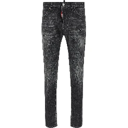 Black Cotton Jeans Denim