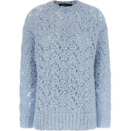 Blue Virgin Wool Cardigan