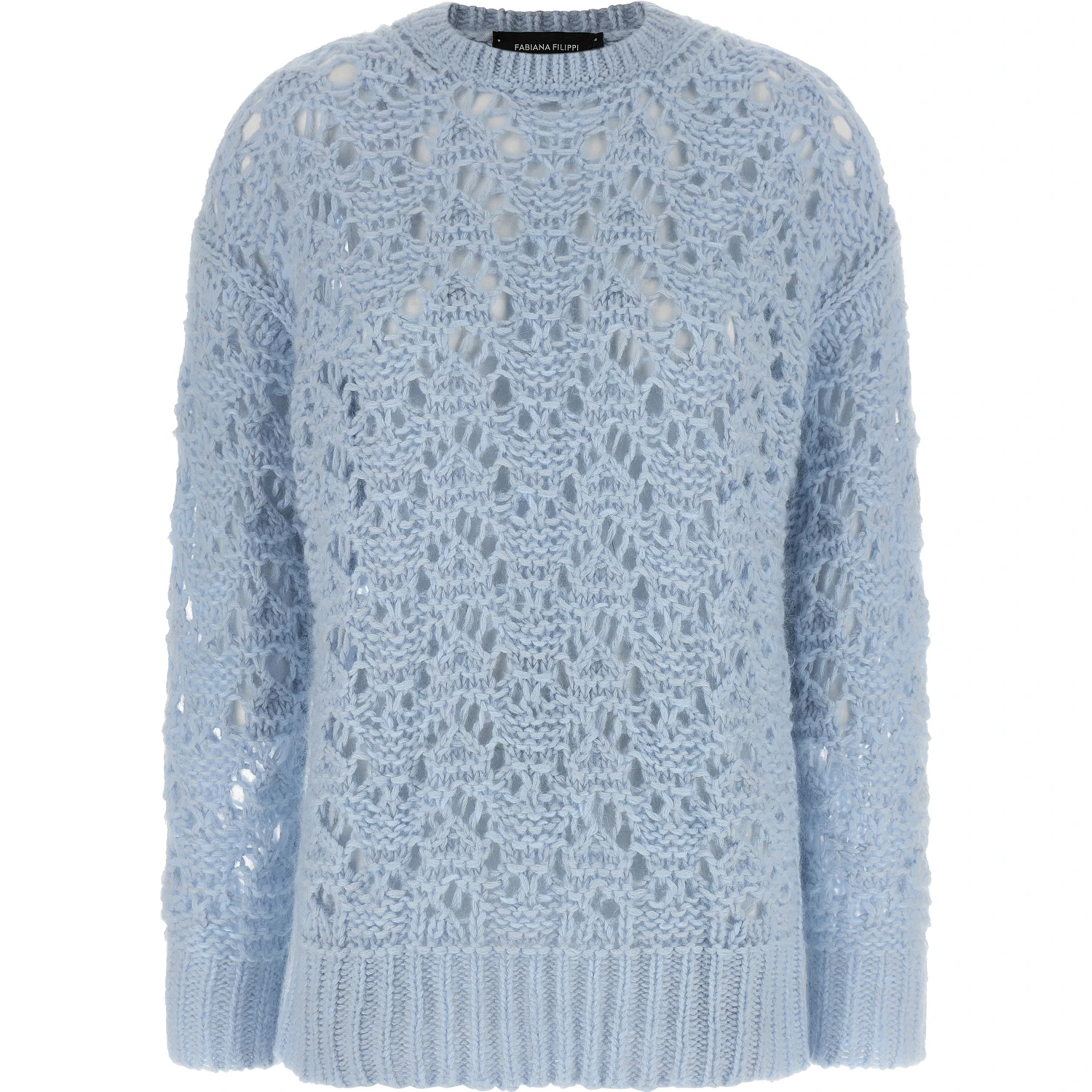 Blue Virgin Wool Cardigan