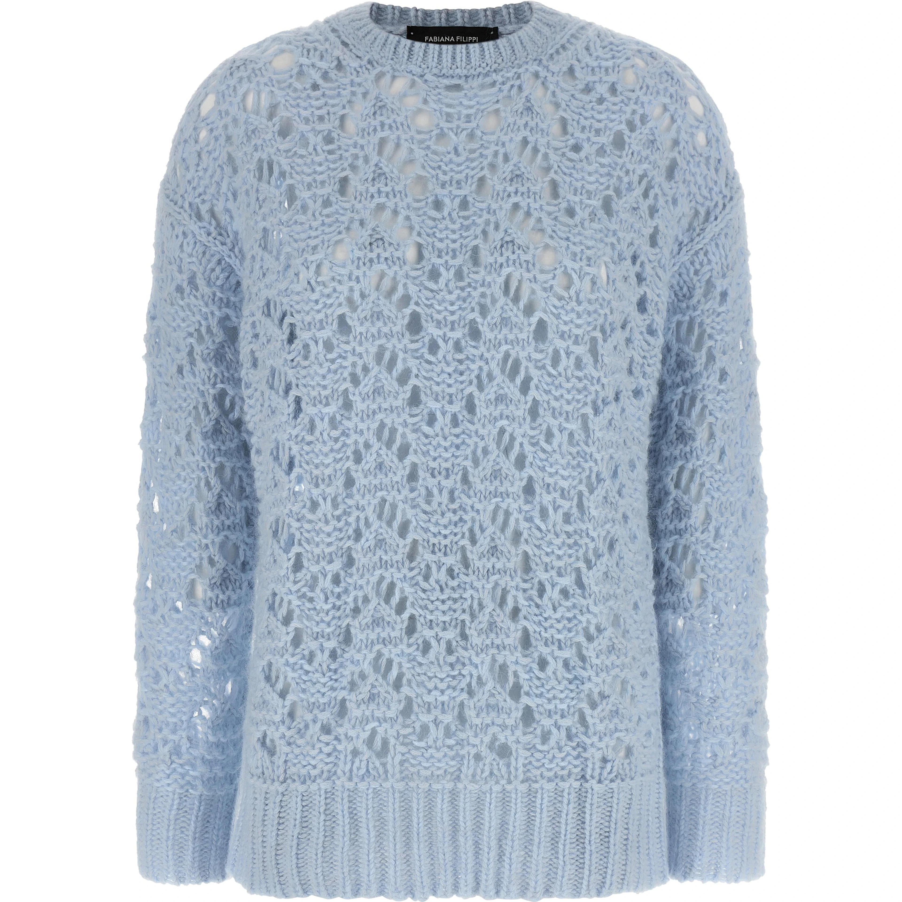 Blue Virgin Wool Cardigan