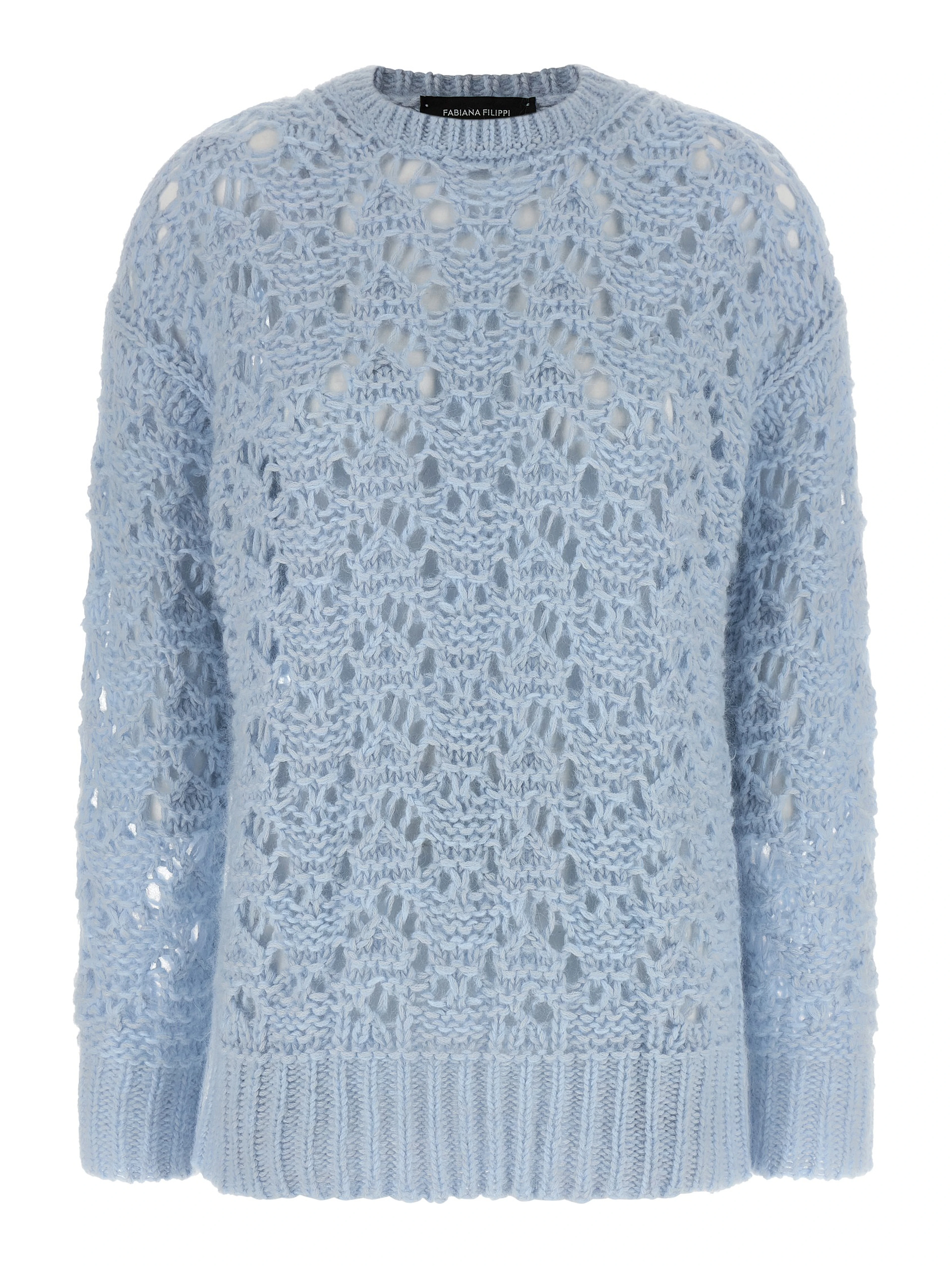 Blue Virgin Wool Cardigan