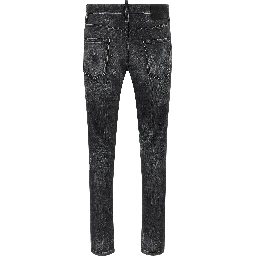 Black Cotton Jeans Denim