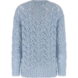 Blue Virgin Wool Cardigan