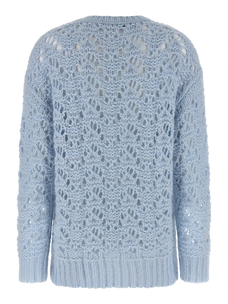 Blue Virgin Wool Cardigan alternative