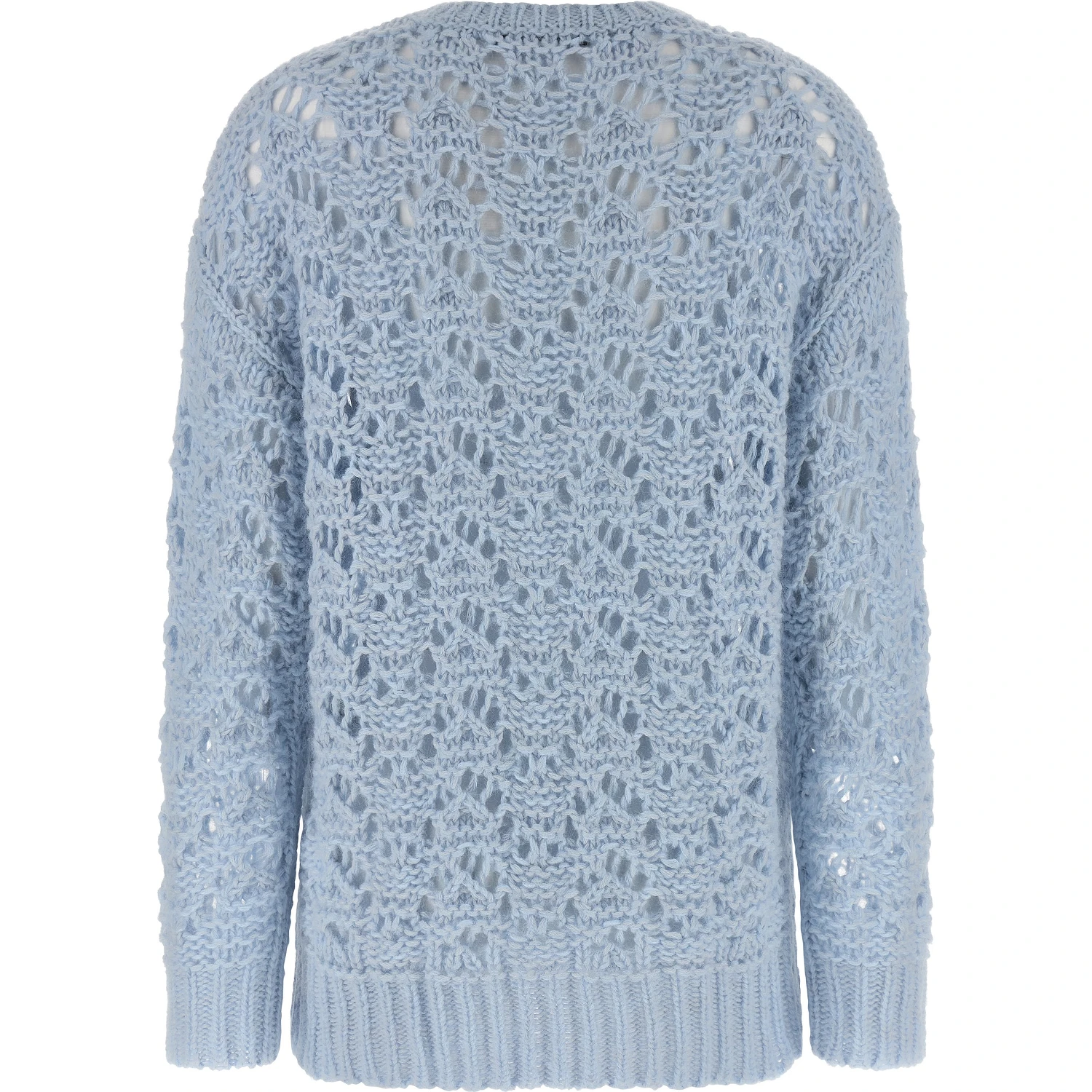 Blue Virgin Wool Cardigan