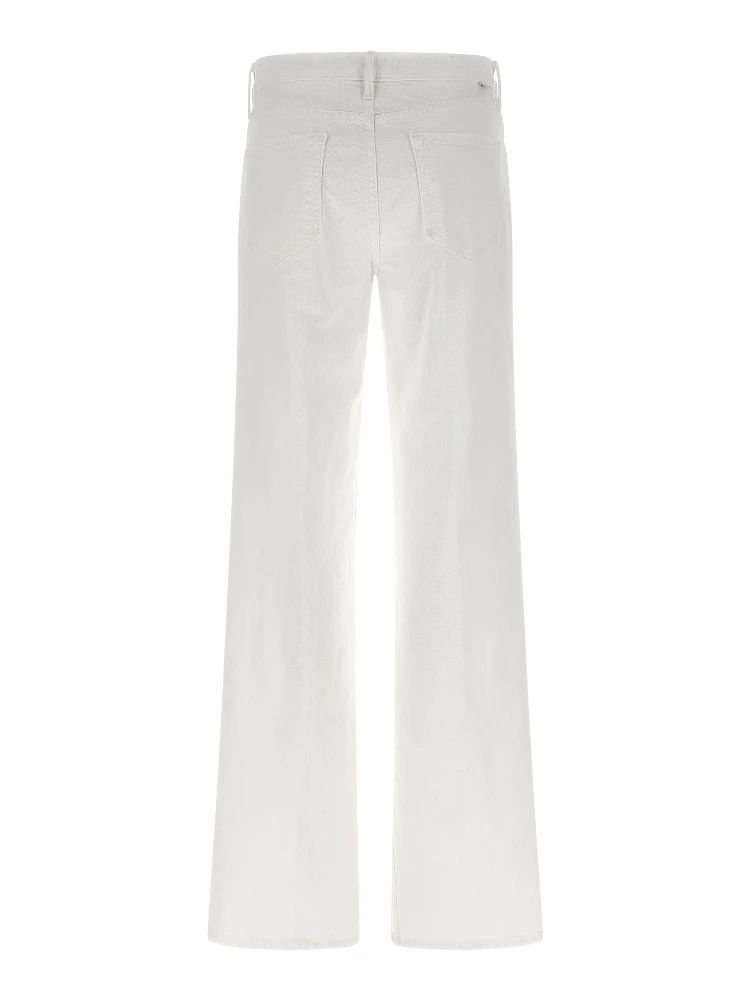 White Cotton Flared Jeans alternative