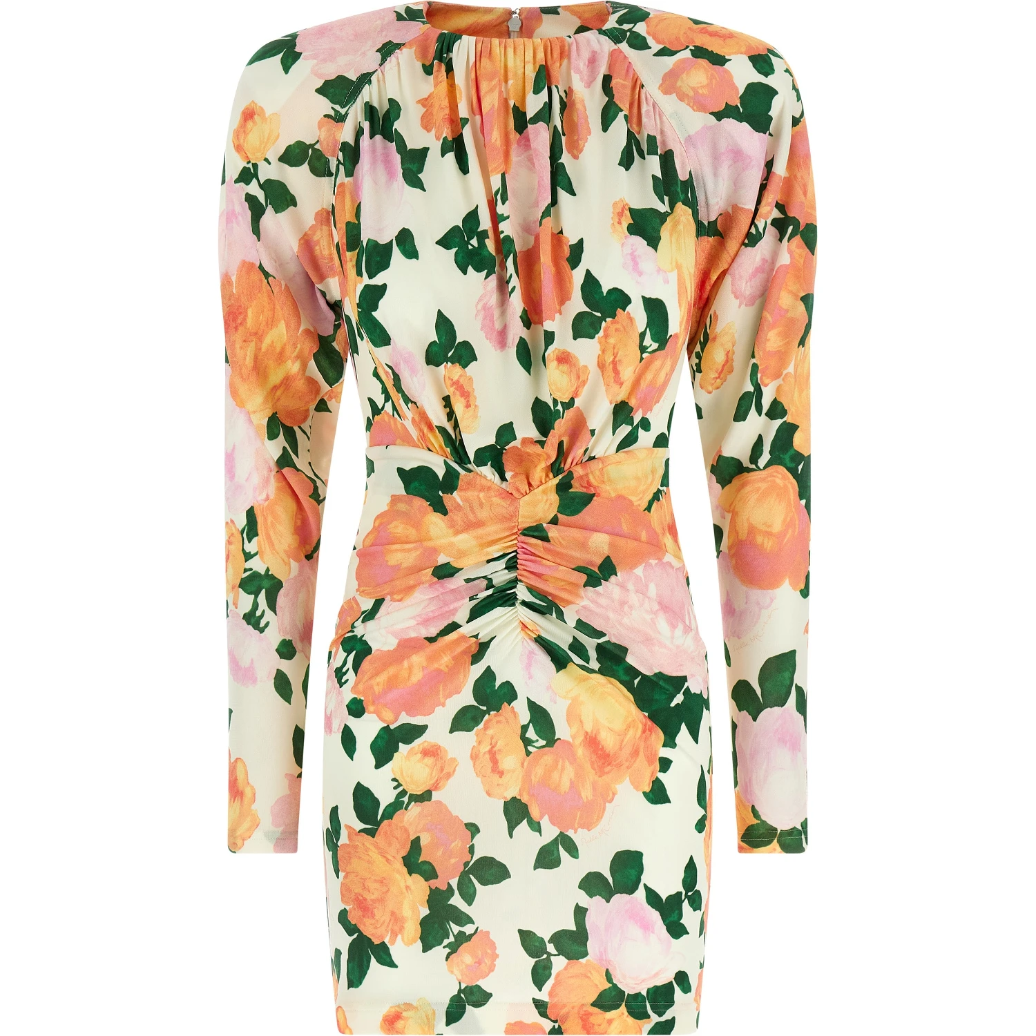 Multicolor Viscose Short Dress