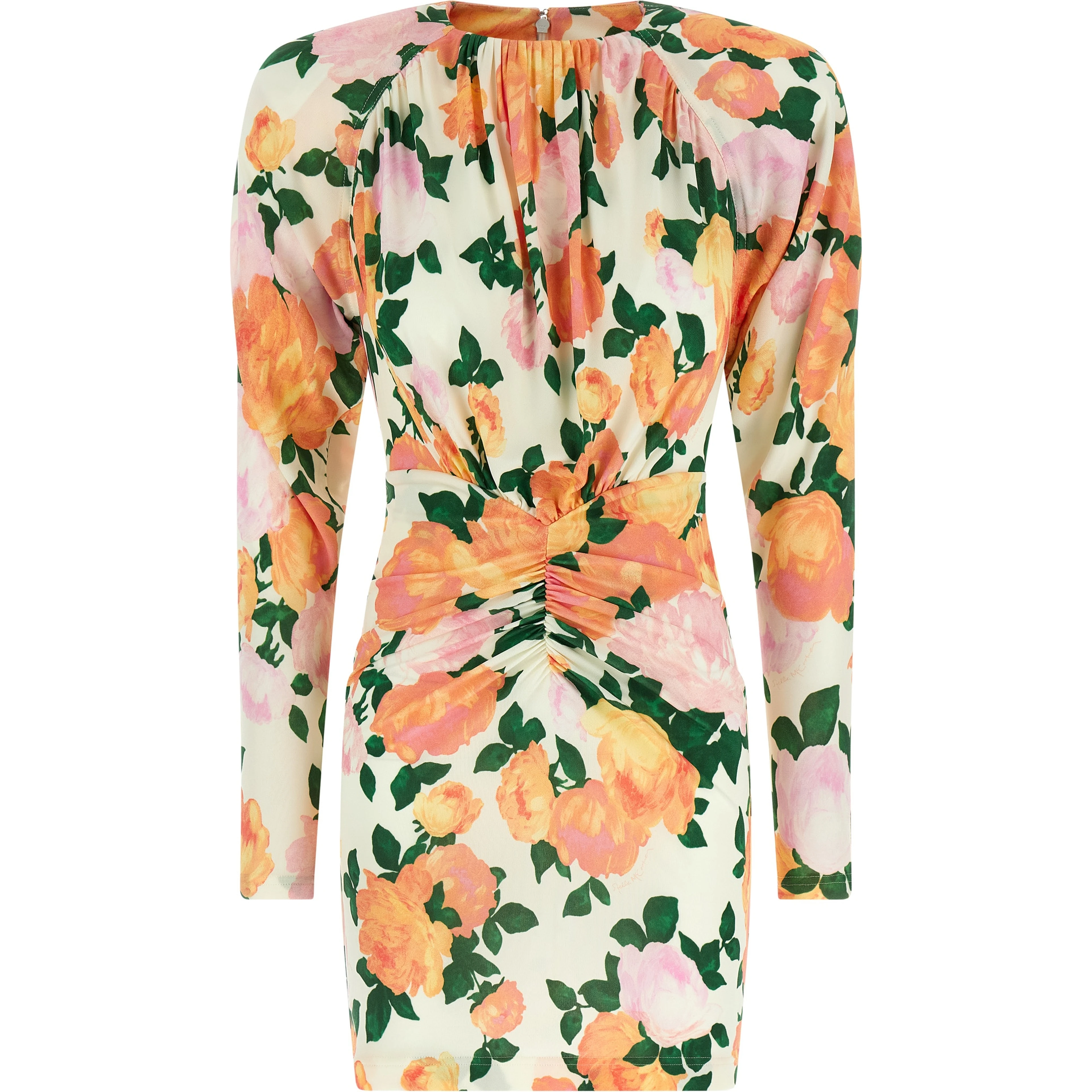 Multicolor Viscose Short Dress