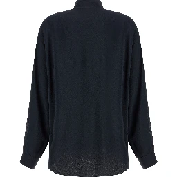 Blue Acetate Blouse