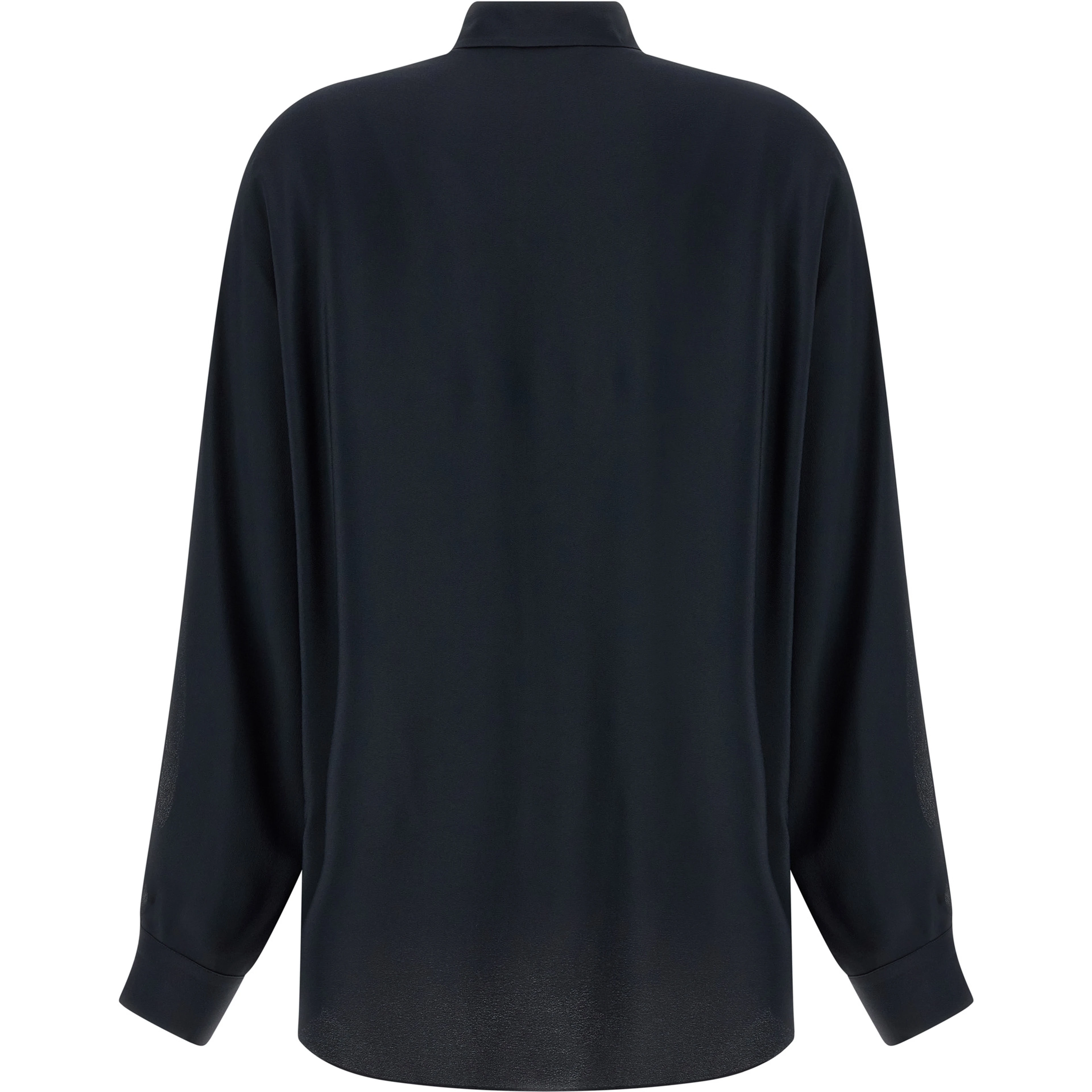 Blue Acetate Blouse