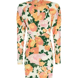 Multicolor Viscose Short Dress