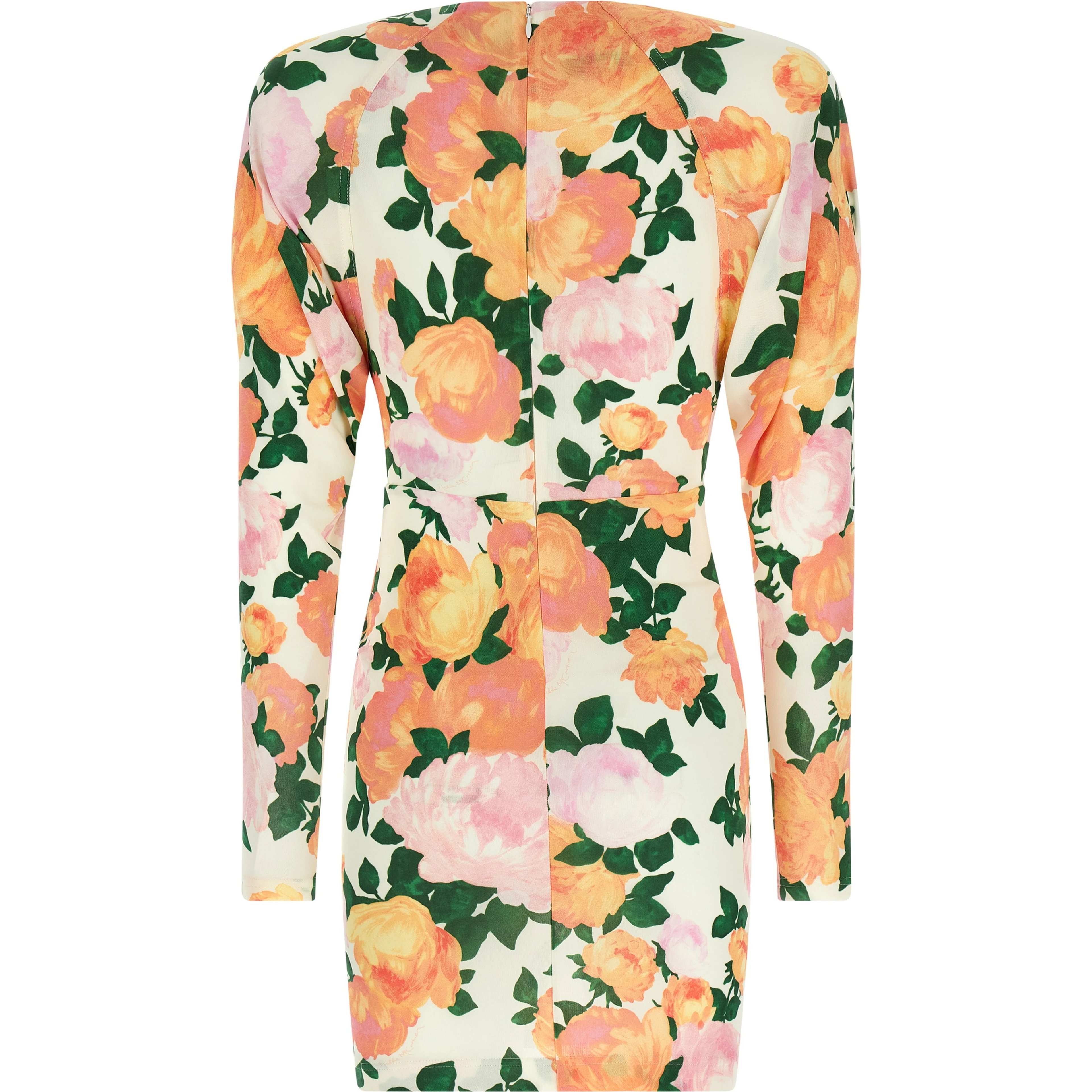 Multicolor Viscose Short Dress