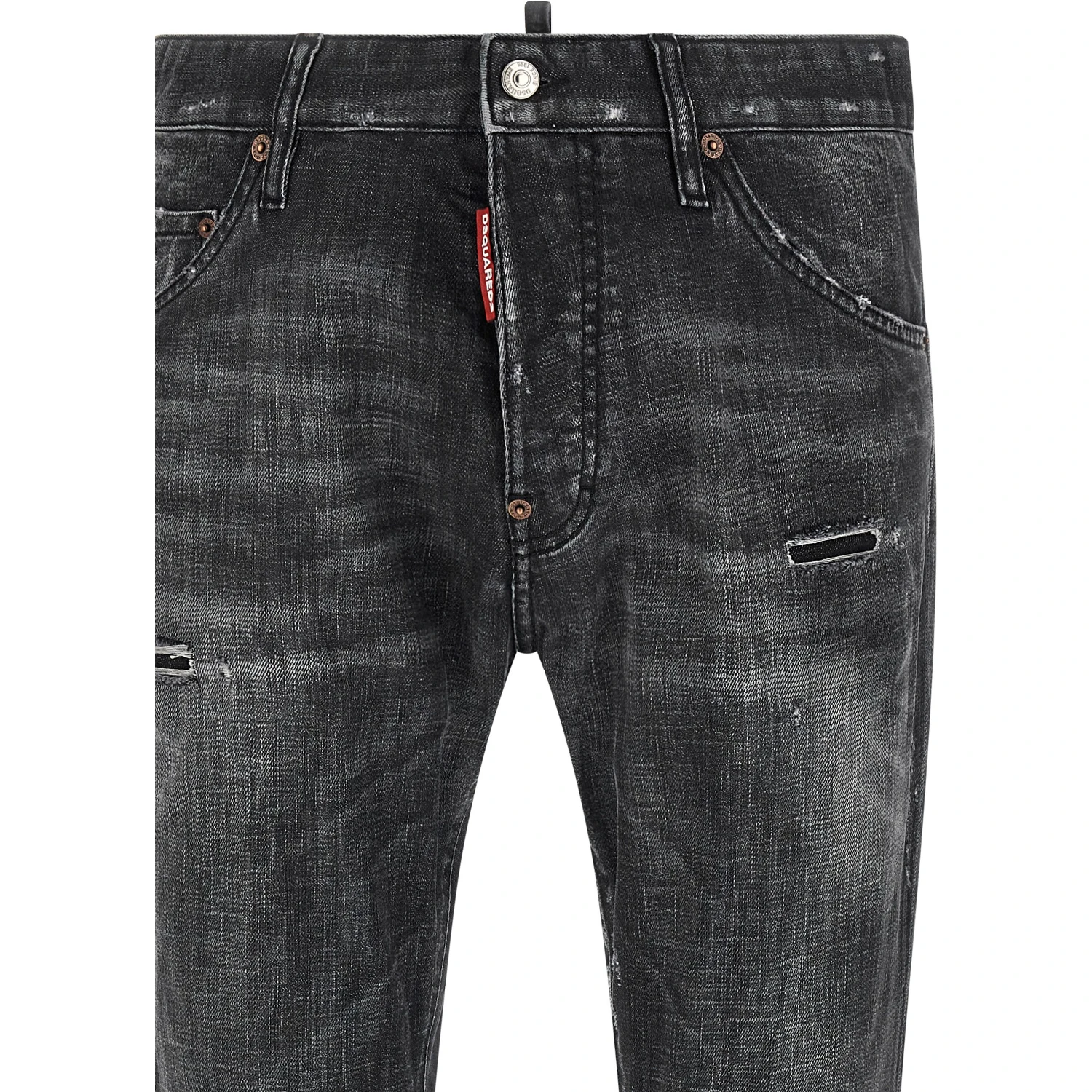 Black Cotton Jeans Denim