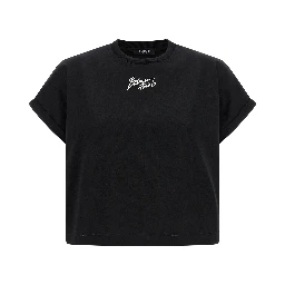 Black Cotton T-Shirt
