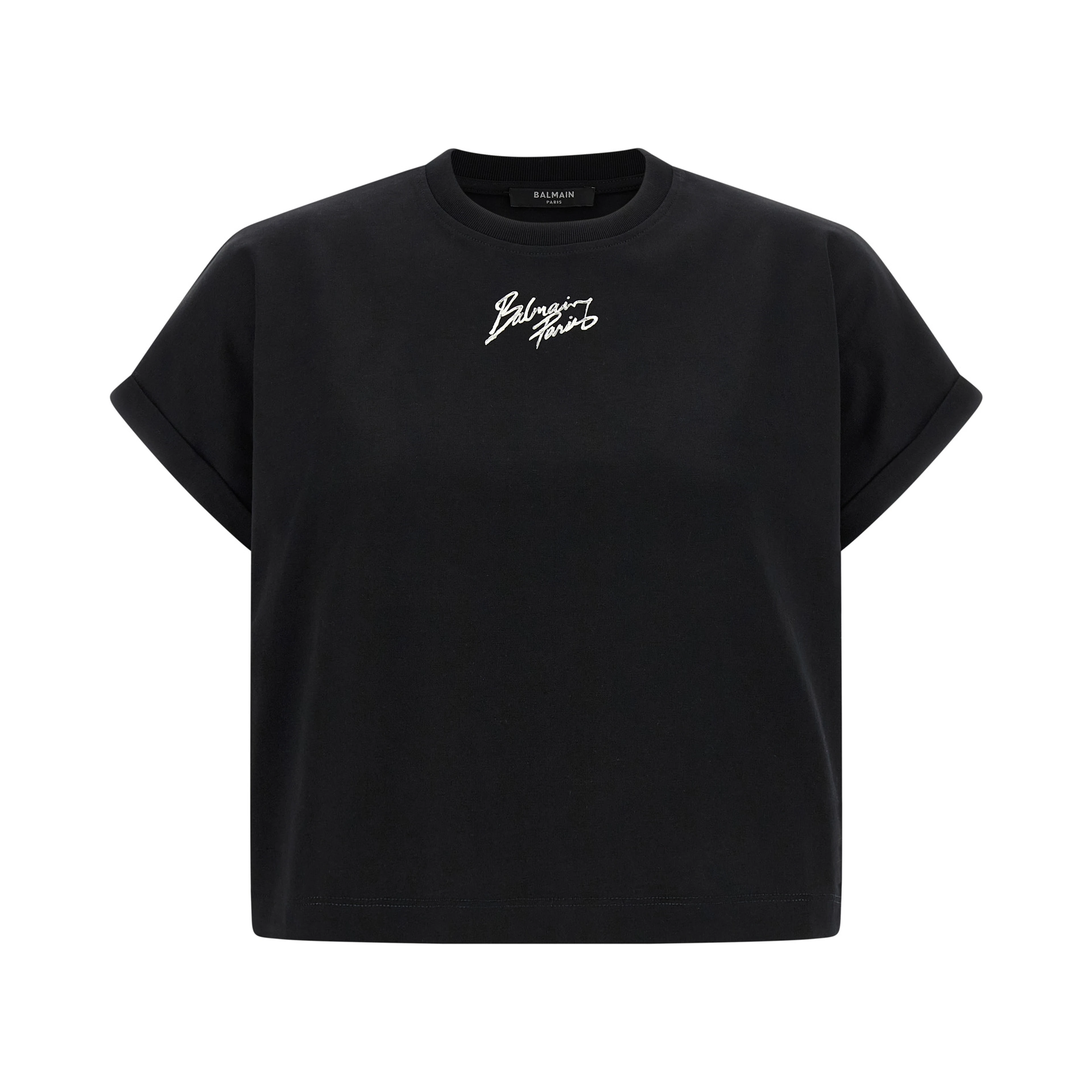 Black Cotton T-Shirt