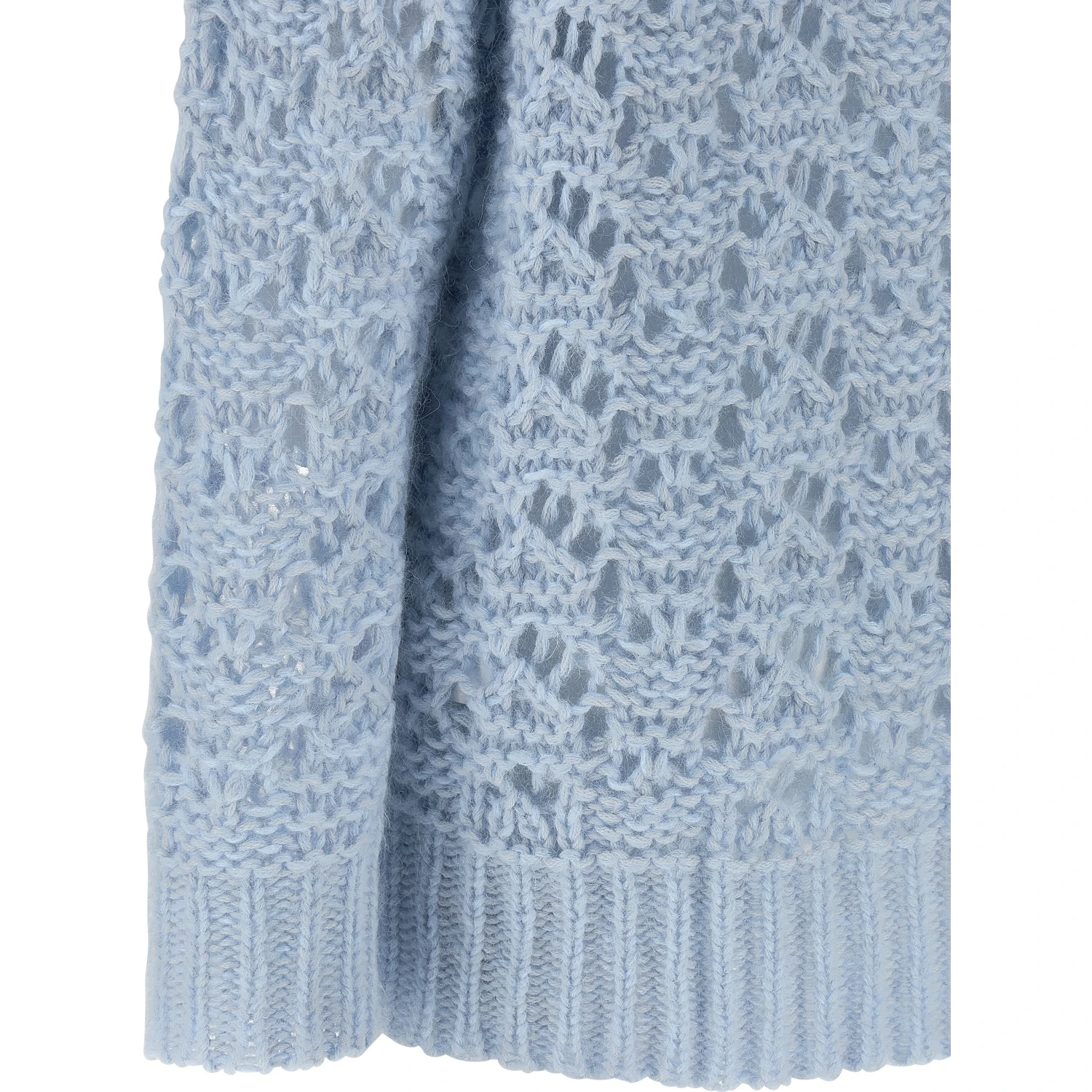 Blue Virgin Wool Cardigan