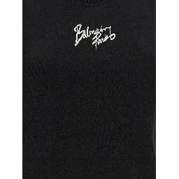 Black Cotton Sleeveles T-Shirt