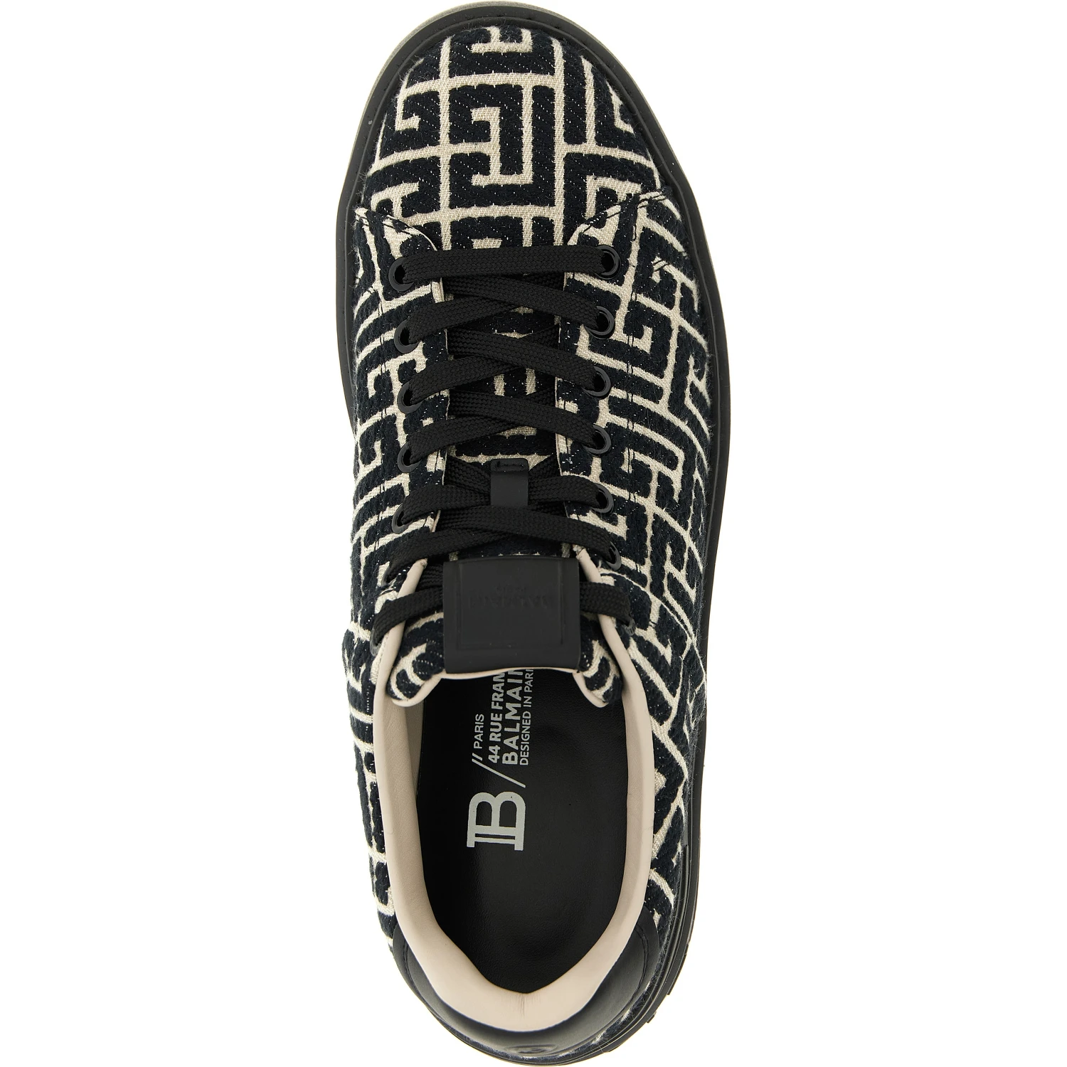 Black Cotton Sneakers
