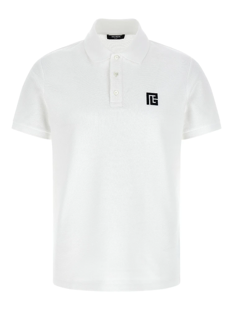 Bicolor Cotton Polo Shirt