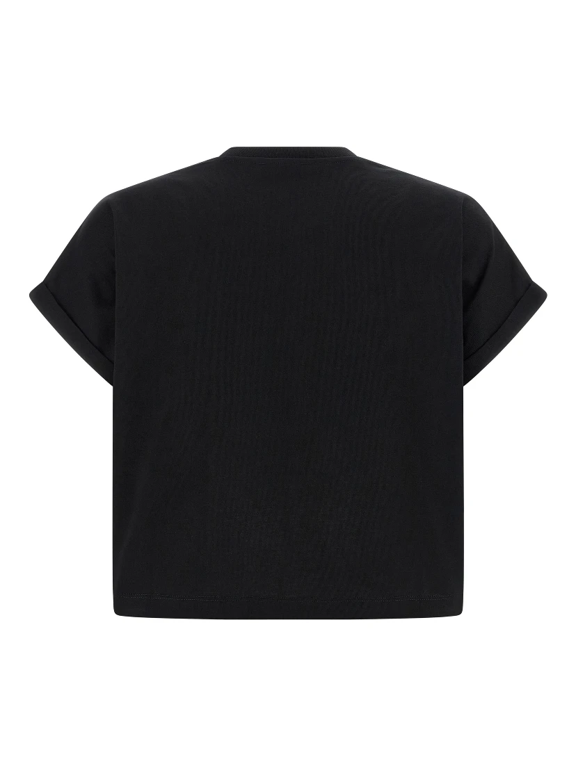 Black Cotton T-Shirt