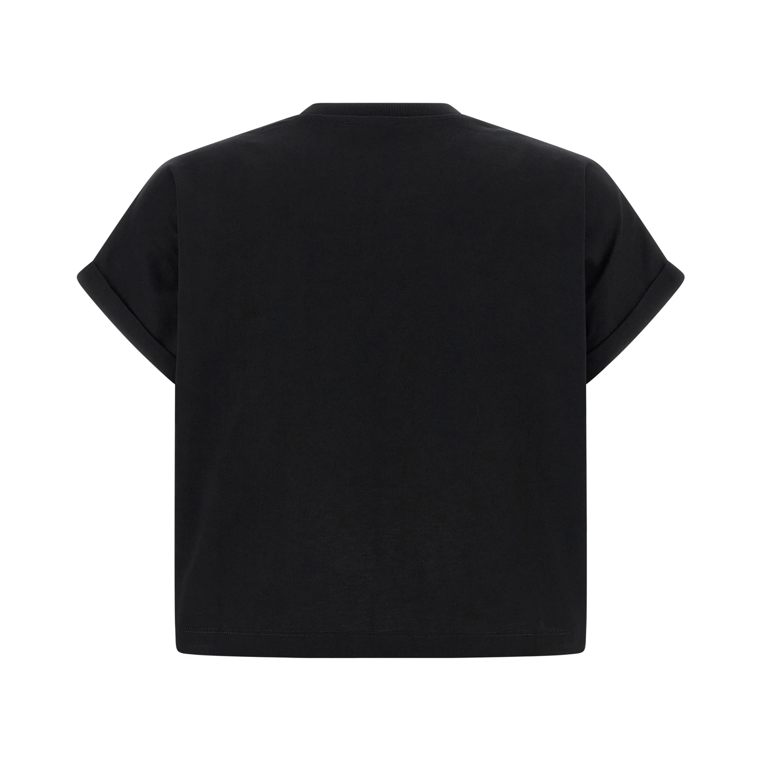 Black Cotton T-Shirt