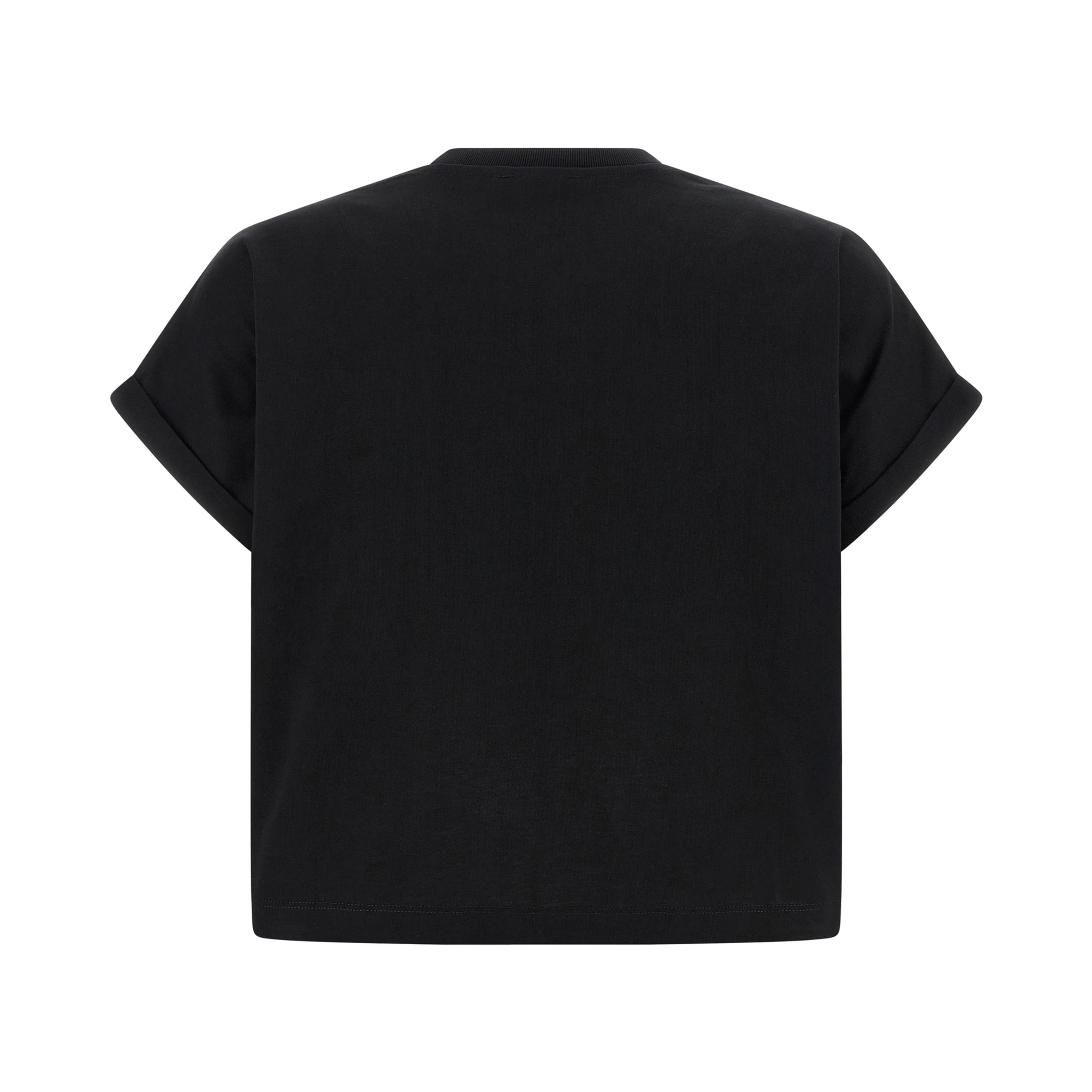 Black Cotton T-Shirt