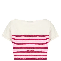 Fuchsia Cotton T-Shirt