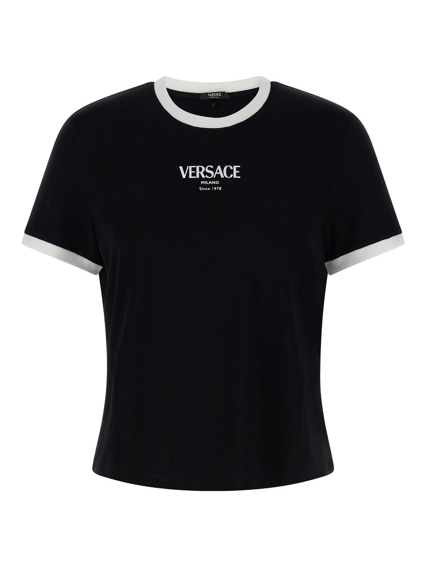 Bicolor Viscose T-Shirt
