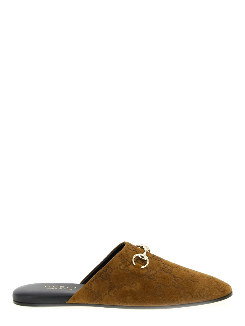 Brown Calfskin Mules