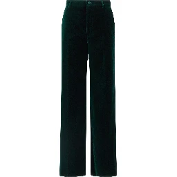 Bicolor Cotton Casual Pants