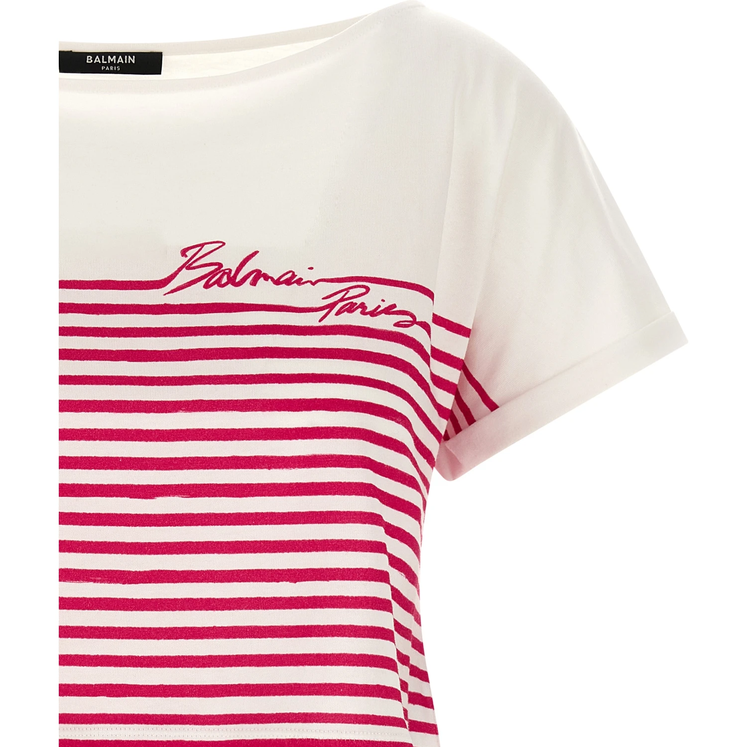 Fuchsia Cotton T-Shirt